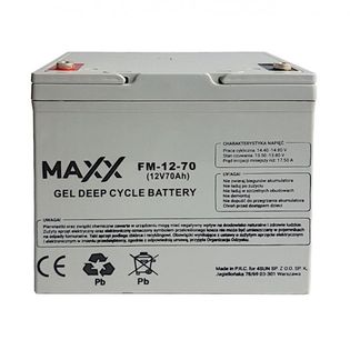 Akumulator żelowy Maxx 70Ah 12V