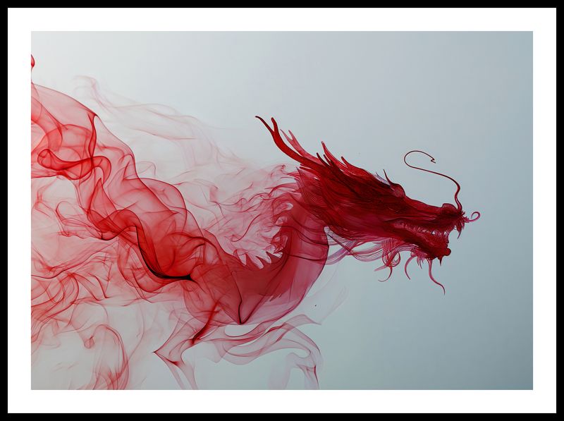 Plakat 70x50cm Smoczy Wzlot zdjęcie 3