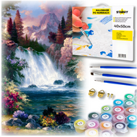 Malowanie po numerach - wodospad