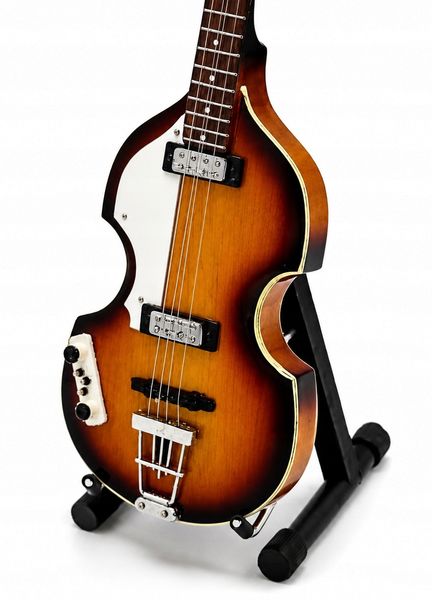 Mini gitara basowa w stylu Paul McCartney, the Beatles, MGT-2028 zdjęcie 3