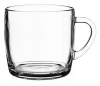 Szklanka Kubek Do Herbaty Kawy Soku Z Uchem 310ml