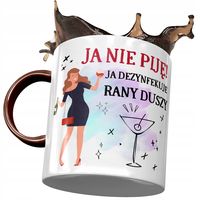 Kubek Bordowy Śmieszny Zabawny Ja Nie Piję Prezent Z Nadrukiem Ze Zdjęciem