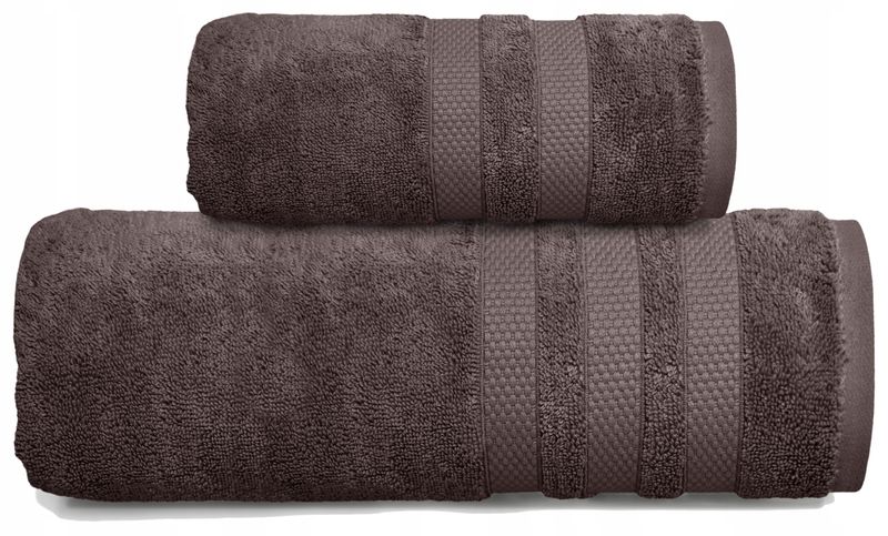 Ręcznik River 70x130 gruby bawełna Greno brązowy zdjęcie 2