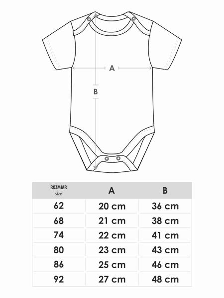 Body chłopięce z krótkim rękawem napisy 3PAK 62 YOCLUB zdjęcie 2