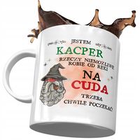 Kubek Dla Kacpra Przyjaciela Kolegi Na Prezent Z Nadrukiem Ze Zdjęciem