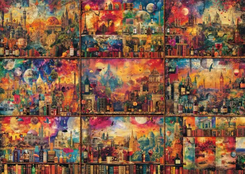 Puzzle 2000 elementów Schmidt Spiele - Puzzle PQ Puzzle Podróże na Arena.pl