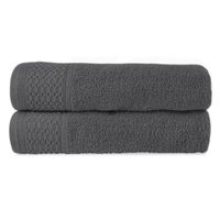 Ręcznik D Bawełna 100% Solano Ciemny Popiel (W) 70x140