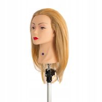 L113 LABOR GŁÓWKA TRENINGOWA 100% REWAL HAIR BLOND COLOUR 40 CM LONG