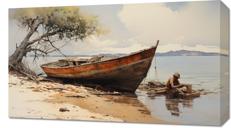 Obraz 70x40cm Spokój Przybrzeża zdjęcie 1