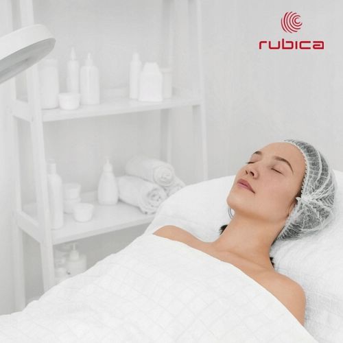 Pokrowiec na fotel frotte grafitowy do salonu kosmetycznego na Arena.pl