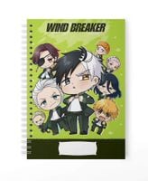 Zeszyt A5 100 stron w kratkę Wind Breaker