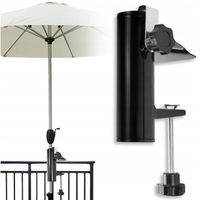 UCHWYT NA PARASOL BALKONOWY DO PARASOLA NA BALKON STOJAK PODSTAWA METALOWY