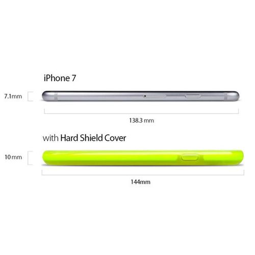 PURO Impact Pro Hard Shield - Etui iPhone 8 / 7 (limonkowy) na Arena.pl