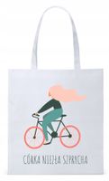 Dla Córki Córeczki Prezent Torba Eco Biała Shopper Z Nadrukiem Ze Zdjęciem