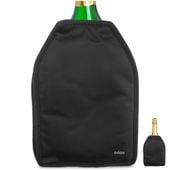 Pokrowiec chłodzący na butelkę czarny 23 cm