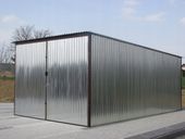 Garaż blaszany, blaszak 3x5 ocynkowany, garaż na wymiar, producent
