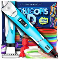 DŁUGOPIS 3D Dla Dzieci DRUKARKA 3 D PEN Zestaw i WKŁADY PLA 110 METRÓW