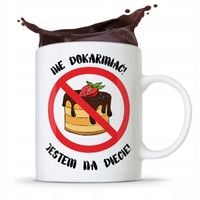 Dla Dietetyka Dietetyczki Kubek Jestem Na Diecie! Z Nadrukiem Ze Zdjęciem