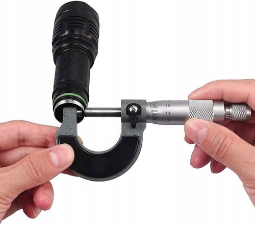 MIKROMETR NONIUSZOWY ZEWNĘTRZNY 0.01MM 0-25 MM ANALOGOWY ETUI na Arena.pl