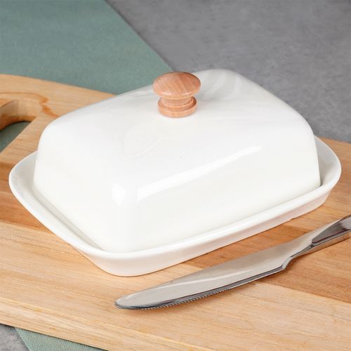 Maselniczka ceramiczna biała na Arena.pl