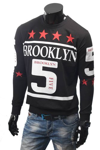 Bluza Męska Brooklyn BL12 Czarny M na Arena.pl