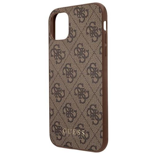Guess GUHCN61G4GFBR iPhone 11 / Xr 6,1" brązowy/brown hard case na Arena.pl