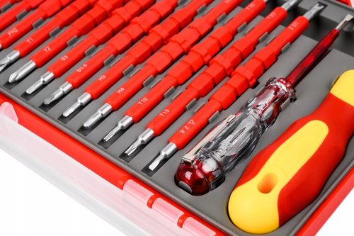 ZESTAW WKRĘTAKÓW ŚRUBOKRĘTY IZOLOWANE 25 ROZMIARÓW + WALIZKA DLA na Arena.pl
