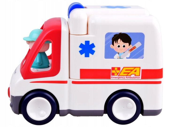 Autko Ambulans interaktywny pacjent ZA4540 zdjęcie 3