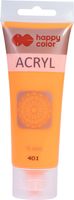 FARBA AKRYLOWA 75ML POMARAŃCZOWY FLUO 401 HAPPY COLOR