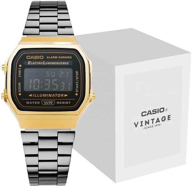 Zegarek Męski CASIO A168WEGB-1BEF + BOX zdjęcie 1