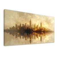 Obraz do salonu sypialni biura, Nowoczesne Miasto Przyszlości