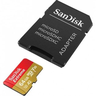 SanDisk Karta pamięci EXTREME SDSQXA2-064G-GN6MA 64GB Class 10 U3 V30