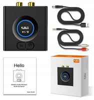 Odbiornik Audio Bluetooth 5.0 Jack 2 RCA Miilink 1Mii ML200 aptX Zasięg 50m