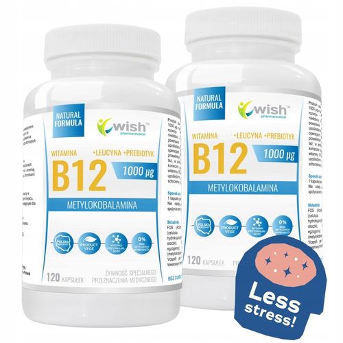WITAMINA B12 1000µg METYLOKOBOLAMINA 240KAP WEGAN na Arena.pl