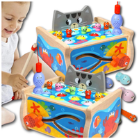 sorter układanka dla dzieci gra magnetyczna łowienie rybek ryb na magnes