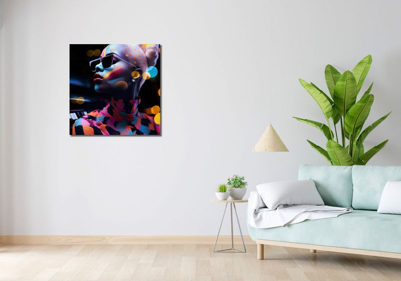 Obraz 70x70cm Melodia Bijąca z Duszy zdjęcie 2