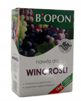 NAWÓZ DO WINOROŚLI GRANULAT BIOPON PREPARAT WINOGRONA JEŻYNY AGREST 1KG
