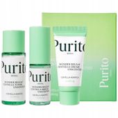 Zestaw kosmetyków łagodzących serum 15ml+toner 30ml+krem 15ml Purito Wonder