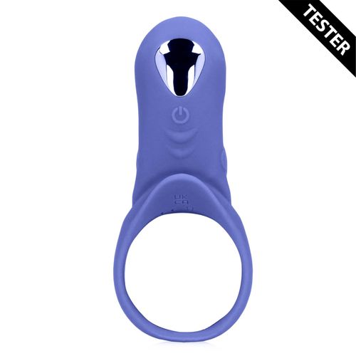 Vibrating Cockring With Clit Stimulation - Tamiya Blue na Arena.pl