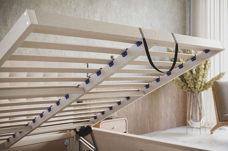 Łóżko tapicerowane LUX 2 90x200 ze  Stelażem i pojemnikiem zdjęcie 11