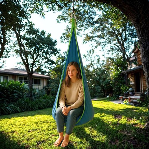 huśtawka kokon ogrodowa Best - niebieski na Arena.pl
