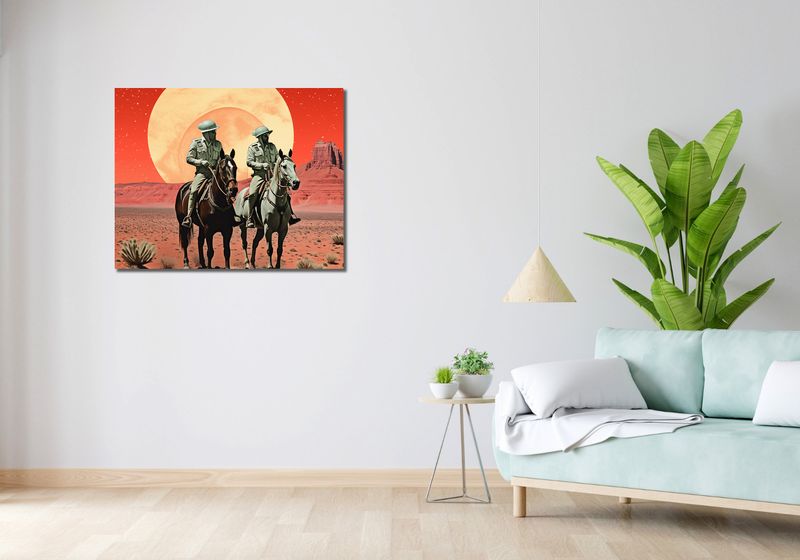 Obraz 90x70cm Patrol Kosmiczny zdjęcie 2