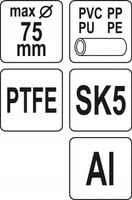Nożyce do cięcia rur pex ppr pvc do 75mm obcinak nh144