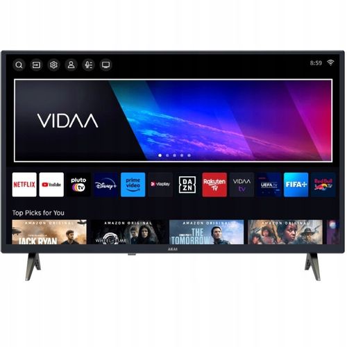 SMART TV TELEWIZOR LED DVB-T2 HD 32" AKAI LT-3233SM Wi-Fi NETFLIX YOUTUBE na Arena.pl