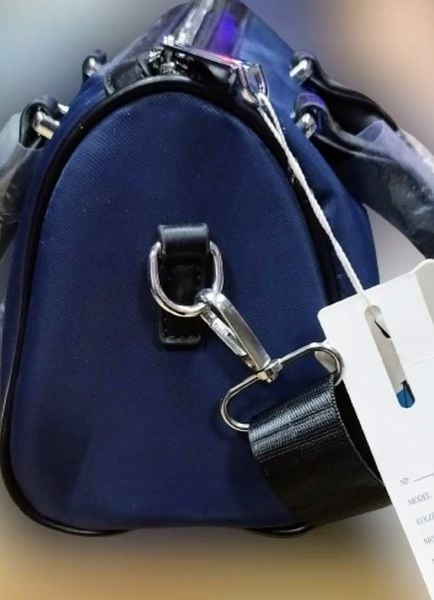 Torebka MISS MODA mała POJEMNA długi pasek, GRANATOWA NOWOŚĆ zdjęcie 3