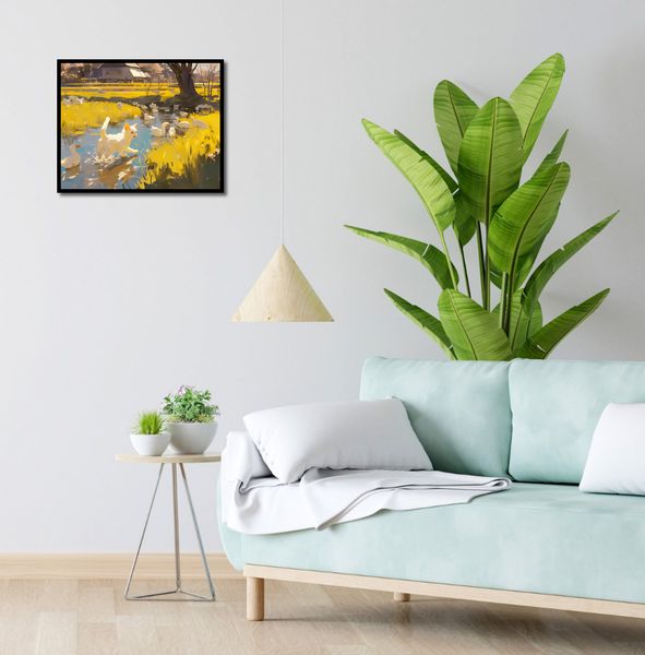 Plakat 50x40cm Słońce na Wsi zdjęcie 4