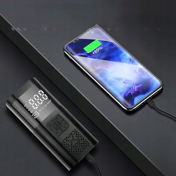 KOMPRESOR SAMOCHODOWY POMPKA DO ROWERU AKUMULATOR 6000 MAH zdjęcie 7