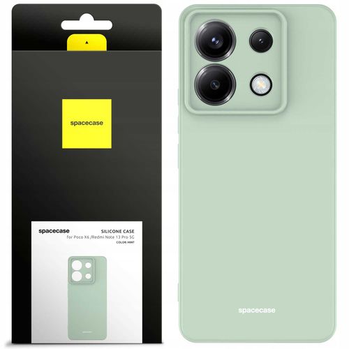 Spacecase Silicone Case Poco X6 / RM Note 13 Pro 5G mint na Arena.pl