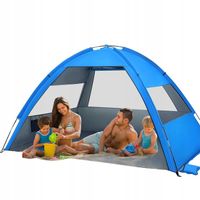 DUŻY NAMIOT KEMPINGOWY NA PLAŻY NAMIOT Z OCHRONĄ UV