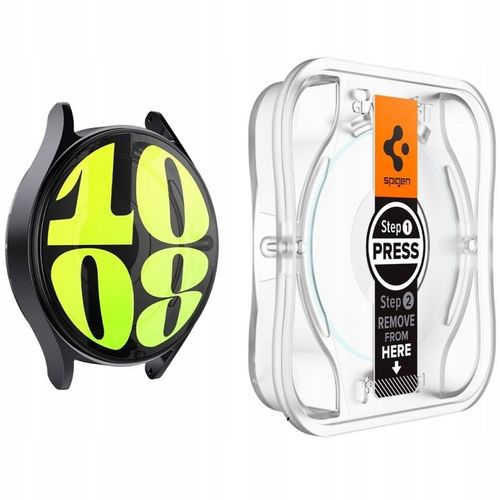 Szkło hartowane na ekran do Galaxy Watch 7 44mm, Spigen z aplikatorem, 2szt na Arena.pl